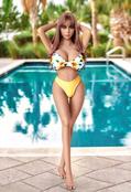 158cm huge breasts boobs chest Big Ass Sex Doll silicone lifelike Vagina Anal Oral sex doll for men by Automatic Woman